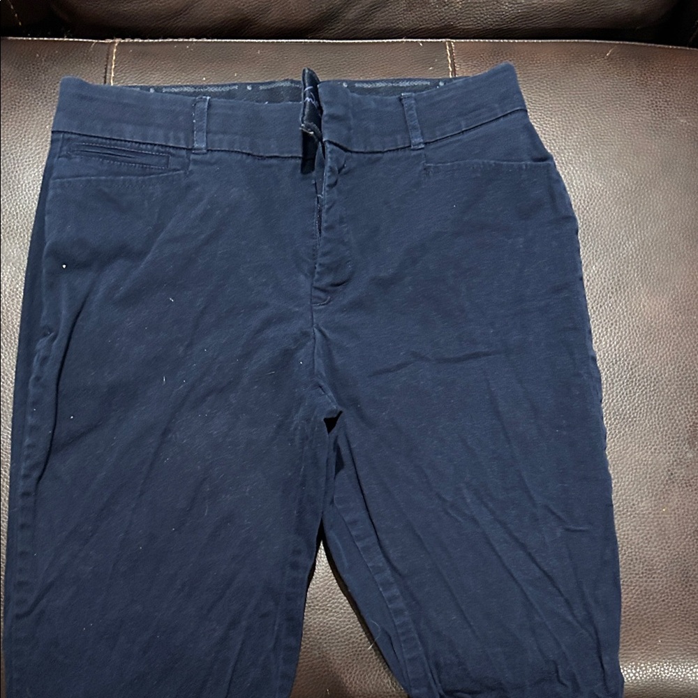 Gloria Vanderbilt Women's Navy Trousers